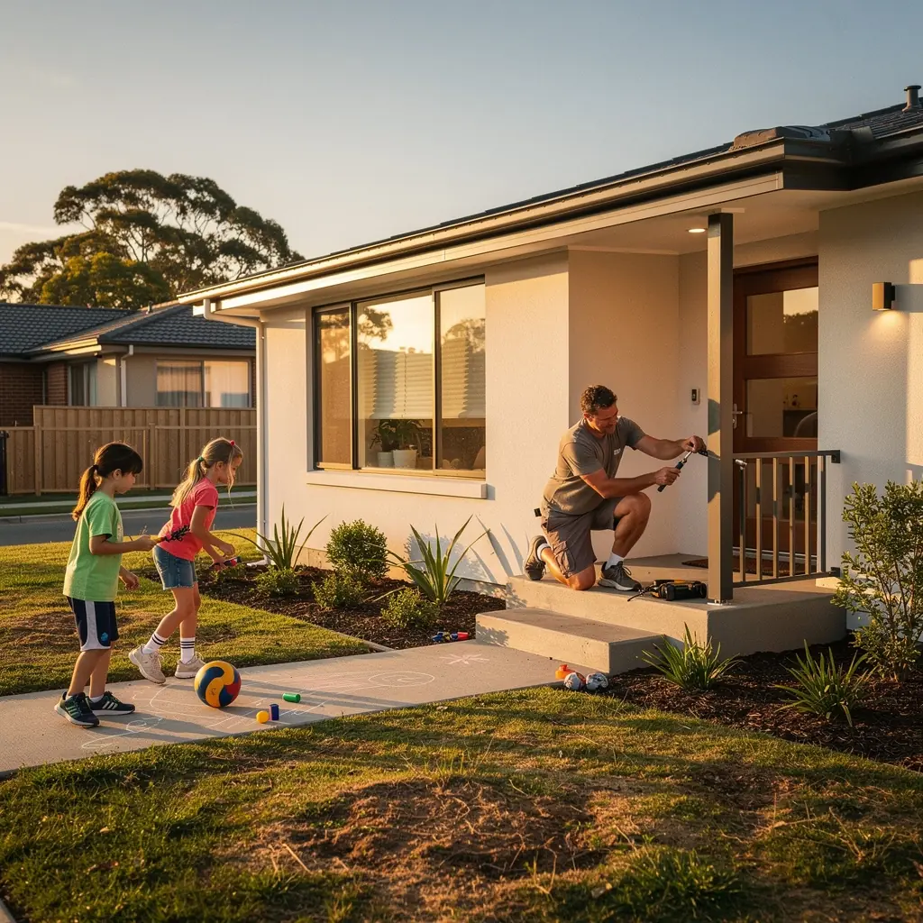 Солнечная терраса с зелеными насаждениями и зоной для отдыха, идеально подходящая для приятных вечеров.